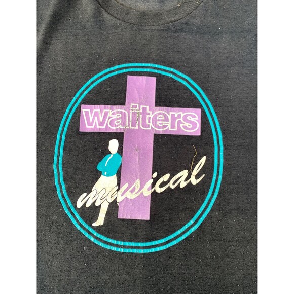1996  Waiters Musical Religious Distressed Tee XL - Picture 4 of 9